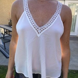White tank top